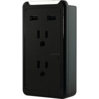 GE 14504 2 Outlet Tap, 2 USB Ports 450 Joules
