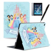 LJX 2019 iPad Air 3 Case 2017 iPad Pro 10.5 inch Cover, Mickey Minnie PU Leather Protective Cartoon Cute Design Stand Smart Auto Sleep/Wake Shell for iPad Air (3rd Gen) 2019/iPad Pro 10.5" 2017#C
