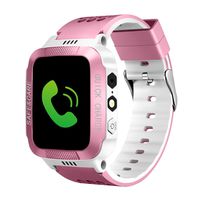 TOPCHANCES Kids Smartwatch Phone,Children's Smart Watch with Camera Flashlight Android iOS Electronic Smartwatch for Gift 3-12 Year Old Boys Girls (White+Pink)