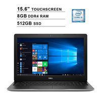2020 Newest Dell Inspiron 15 3593 15.6 Inch Touchscreen FHD Laptop (10th Gen Inter 4-Core i5-1035G1 up to 3.6GHz, 8GB DDR4 RAM, 512GB SSD, Intel UHD Graphics 620, Windows 10, Silver)