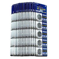 100 PCS Tianqiu CR2032 Lithium Battery 3V Button Cell exp. 2018 Card package