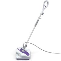 LIGHT 'N' EASY Steam Mop, Powerful Floor Steamer Cleaner Mopper with Automatic Steam Control for Hardfloor, Laminate, Tile, Grout and Carpet, S7338 (White Violet)