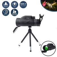 Monocular Telescope,80x100 Zoom Monocular with Bak4 Prism Dual Focus High Power Compact Fully Multi Coated Optical Glass Lens Waterproof Telescope for Hiking Hunting Camping Bird Watching