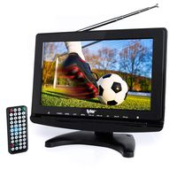 Tyler TTV706 10" Portable Widescreen 1080P LCD TV with Detachable Antennas, HDMI, USB, RCA, FM Radio, Built in Digital Tuner, AV Inputs, AC/DC, (3) Antennas, and Remote Control