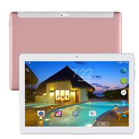 10 inch Tablet PC Quad Core Unlocked Dual SIM 3G Android Phablet 10.1" IPS 2.5D Screen 32GB Built-in WiFi GPS (Rose Gold)