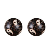 MLMHLMR Middle and Old Aged Resin Fitness Ball Practice Handball Health Ball Muscle Relaxation Massage Ball Fascia Ball Portable Durable Muscle Massage Tool (Color : B1)