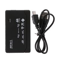 Huilier All-in-One Memory Card Reader for USB External Mini Micro SD SDHC M2 MMC XD CF