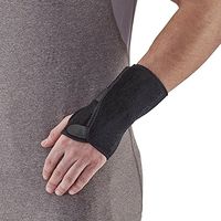 Ames Walker AW Style C51 Neoprene Universal Wrist Splint for Right Left Hand Black Fits All Sturdy consistent Pressure and Support to Wrist Joint Adjustable fit Removable Stay fit Right or Left Hand