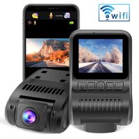 Upgraded Dash Cam Built in WiFi 1080P FHD Mini Car Dashboard Camera Recorder with 2.0" LCD Screen 170°Wide Angle, Super Night Vision, G-Sensor, WDR, Parking Monitor, Loop Recording, Motion Detection
