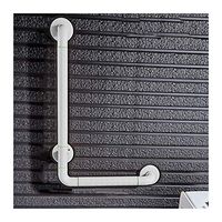 ZH Stainless Steel Non-Slip Bathroom Luminous Safety Handrail, Bathtub Toilet Elderly Disabled Handrail (Color : White, Size : 70x50cm)