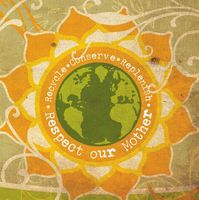 Luncheon Size Paper Napkin,- Respect Mother Nature