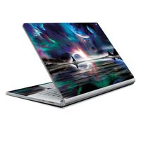 MightySkins Skin Compatible with Microsoft Surface Book 2 13" (2017) - Space Horizon | Protective, Durable, and Unique Vinyl Decal wrap Cover | Easy to Apply, Remove | Made in The USA