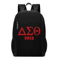 YRAI Delta Sigma Theta Backpacks Travel School Large Bags Shoulder Laptop Bag For Unisex