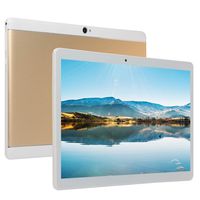 10.1 inch Tablet PC for Study and Game/4Core/WiFi, Bluetooth, GPS/WPS Office/Dual SIM Cards and Dual Standby_Golden