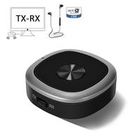 TopOne Aptx Low Latency Audio Transmitter for TV PC Headphones,Bluetooth V4.1 Transmitter and Receiver,2 in 1 Wireless Audio Adapter with Optical Low Latency(Version C)