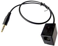 VoiceJoy Female RJ9/RJ22 Headset to Male 3.5mm Cell Phone Adapter - Convert RJ9 Headphone to Mobile Phones Most Android Smartphones with 3.5mm Jack