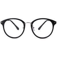 Blue Light Block Glasses GIFIORE Round Computer Eyeglasses Clear Lens Non-prescription