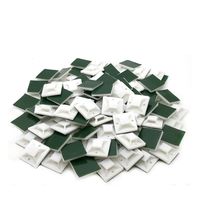 FireBee 100 Pcs Adhesive Cable Tie Mounts Wire Zip Tie Base Holders with Screw Holes (Medium,White)