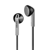 Edifier H190 Premium Earbuds - Classic Style Earbud Headphones - Black Earphones with Non-Tangle Wire