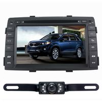 Tyso For KIA sorento (2010 2012) 7 inch Indash Car DVD Player GPS Navigation Navi Rear Camera iPod Bluetooth HD Touchscreen TV Radio RDS AM FM PIP Stereo Free Map CD8941R