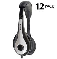 AVID AE-35 12 Pack White Personal Classroom Headphones