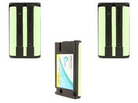 3 Pack - Replacement for Panasonic KX-TGA650B Battery - Compatible with Panasonic Cordless Phone Battery (800mAh 3.6V NI-MH)