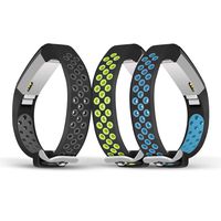 Jobese Compatible with Alta & Alta Hr & Ace Bands, (3 Pack) Two-Tone Soft Breathable Bands Compatible with Alta/Alta Hr/Ace Silicone Replacement Wristbands Women Men