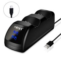 Gamepad PS4 Controller Charger, Nicsir DualShock 4 Wireless Controller Quick Charger Dock, Playstation 4 Charging Station Support for Playstation4, PS4, PS4 Slim, PS4 Pro Controller