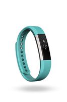 Fitbit Alta Fitness Tracker, Silver/Teal, Large (6.7 - 8.1 Inch)
