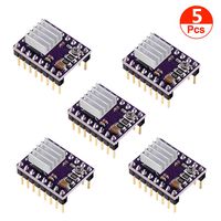 Organizer 5pcs DRV8825 Stepper Motor Driver Module with Heat Sink for 3D Printer Rrerap Ramps 1.4 A4988