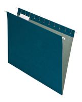 Pendaflex Earthwise by 100% Recycled Hanging File Folders, Blue, Letter Size, Case of 25 (74502)