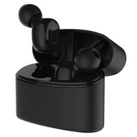 Wireless Earbuds Headphones, True Wireless Stereo Bluetooth 5.0 in-Ear Headset with Charging Case Built-in Mic Premium Sound Lightweight Auto Pairing TWS Wireless Earphones for Running Sport (Black)