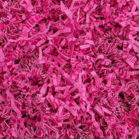 Crinkle Cut Paper Shred Filler (2 LB) for Gift Wrapping & Basket Filling - Pink | MagicWater Supply