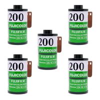 Fuji 200 35mm Film Camera CA 135-24 Color Fujifilm Bulk 2019 (5 Rolls)