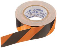 Brady 132433 Marking Tape, 100' x 2", Black on Orange