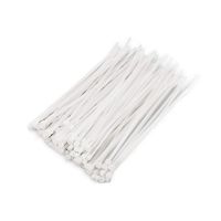 Yes4All White Zip Ties with Self-Locking Cable Ties - Nylon Cable Ties/Wire Ties (8 inch, Pack of 100)