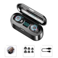 volcage Mini Wireless Bluetooth HiFi Headset Stereo in-Ear Earphone with Charging Box Headphones