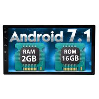 Android 7.1 Car Multimedia Player 2 Din Radio GPS for Toyota Honda Nissan Modern with Bluetooth WiFi Carplay and Mirror Link