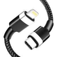 USB C to Lightning Cable 6.6ft iPhone 11 Charger [Apple MFi-Certified] Durable Nylon Braided PD Fast Charging Cable, AUDIANO iPhone Cable Compatible with iPhone 11 Pro/XS/8 Plus/iPad/Airpods Pro