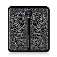 Lzour EMS Foot Massager, Feet Massage for Blood Circulation Muscle Pain Relief, USB Rechargeable Folding Portable Electric Massage Mat