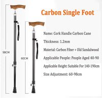 jkl Multifunction Adjustable Walking Sticks，Lightweight Non-Slip Walking Aluminium Cane,Portable Walker for Men Women-10 Files Adjustable,A