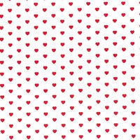 Gift Wrapping Tiny RED Hearts on White Tissue Paper
