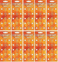 AG10 LR1130 SR1130SW Alkaline Button Cell 100 Batteries by LOOPACELL