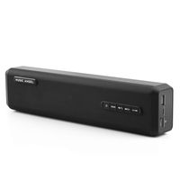 Music Angel Wireless Bluetooth Speaker, Portable Stereo Speaker with Loud Sound,10W Rich Bass,4000mAh Power Bank,24 Hour Playtime for Party, Camping, Sport(Black)