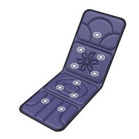 NLYR-Electric Heated Vibration Massage Mattress with Heat and Kneading for Back Pain Relief, Full Body Massager for Neck and Back