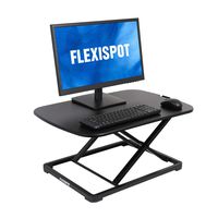 FlexiSpot Laptop Desk Riser - 27" Sturdy Standing Desk Sit Stand up Converter for Notebook (ML2B Black Laptop Stand, No Assembly Required))