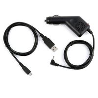 MaxLLTo DC Car Power Adapter Charger+USB Cord for RCA 10 Viking Pro RCT6303W87 DK Tablet