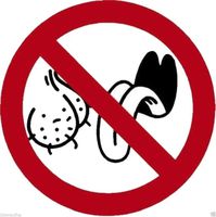 MFX Design No Balls Lickers Hard Hat Sticker Decal Toolbox Sticker Decal Laptop Sticker Decal Vinyl - Made in USA 2 in. x 2 in.