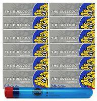 The Bulldog Amsterdam Filter Tips Silver"Slim" (12 Packs) with Rolling Paper Depot KewlTube