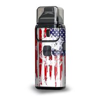 Skin Decal Vinyl Wrap for Aspire Breeze 2 II Vape Stickers Skins Cover/U.S.A. Flag Skull Drip